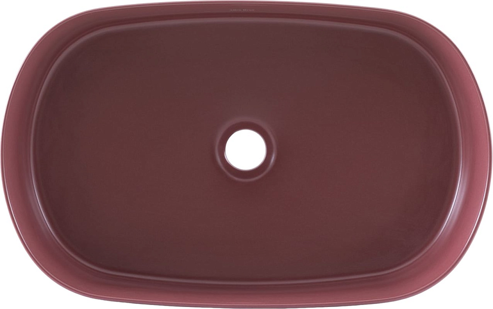 Накладная раковина Allen Brau Fantasy Oval 55x36, бордо