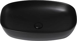 Накладная раковина Abber Rechteck AC2206MB матовая черная