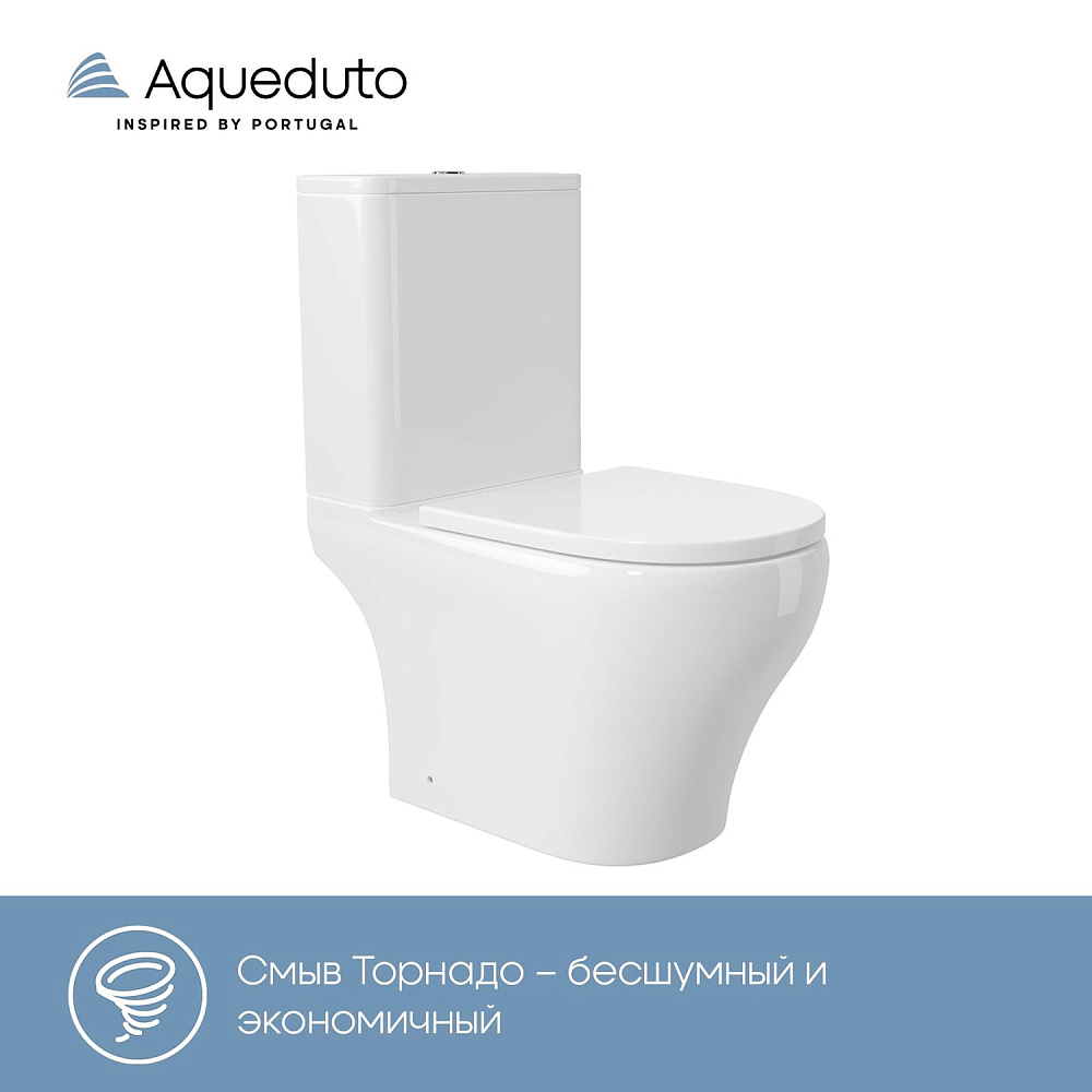 Унитаз-компакт напольный Aqueduto OVO Light AQDSOVOL10