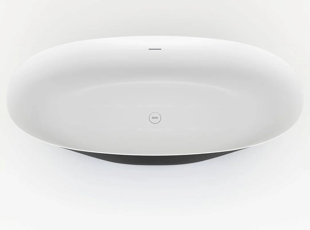Ванна из искусственного камня Plumberia Selection Veloma 170x75 см, отдельностоящая, биколор матовый