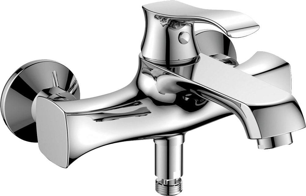 Смеситель для ванны с душем BelBagno Trula TRU-VASM-CRM