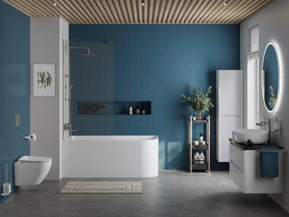 Акриловая ванна BelBagno 150x75 см, левая, BB712-1500-730-L