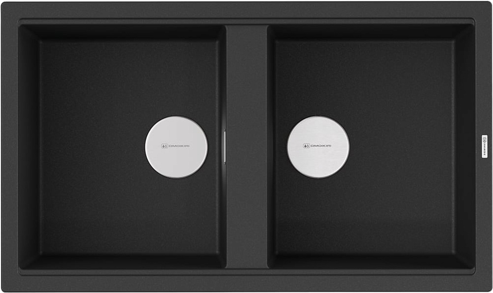 Мойка кухонная Omoikiri Kitagawa 86-2-GB графит