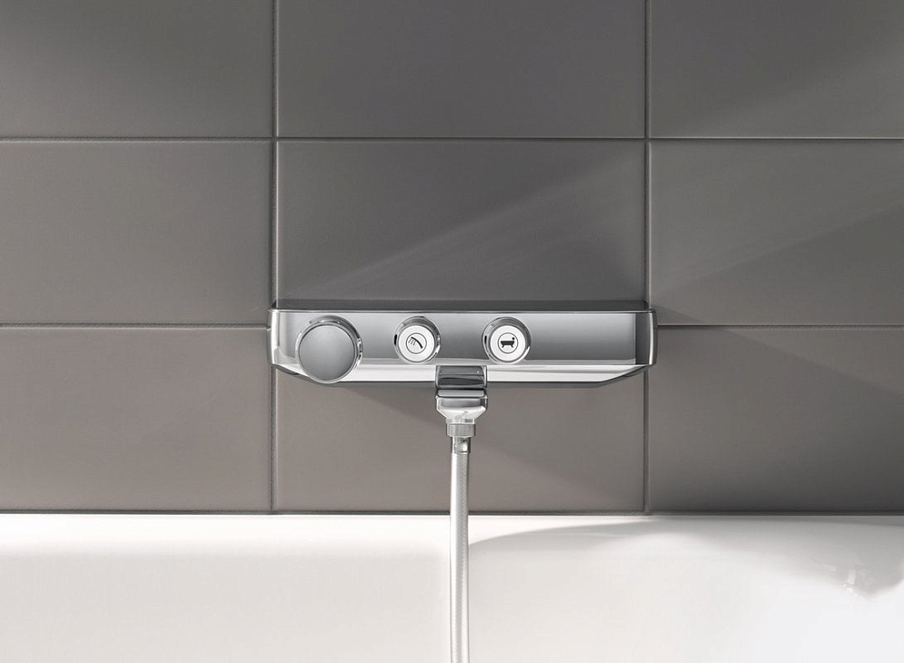 Термостатический смеситель Grohe Grohtherm SmartControl 34718000, для ванны с душем