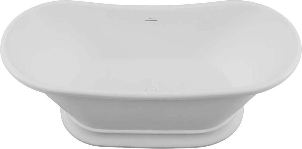 Ванна из искусственного камня Allen Brau Krion Classic 170x75 см, отдельностоящая, матовая белая, ов