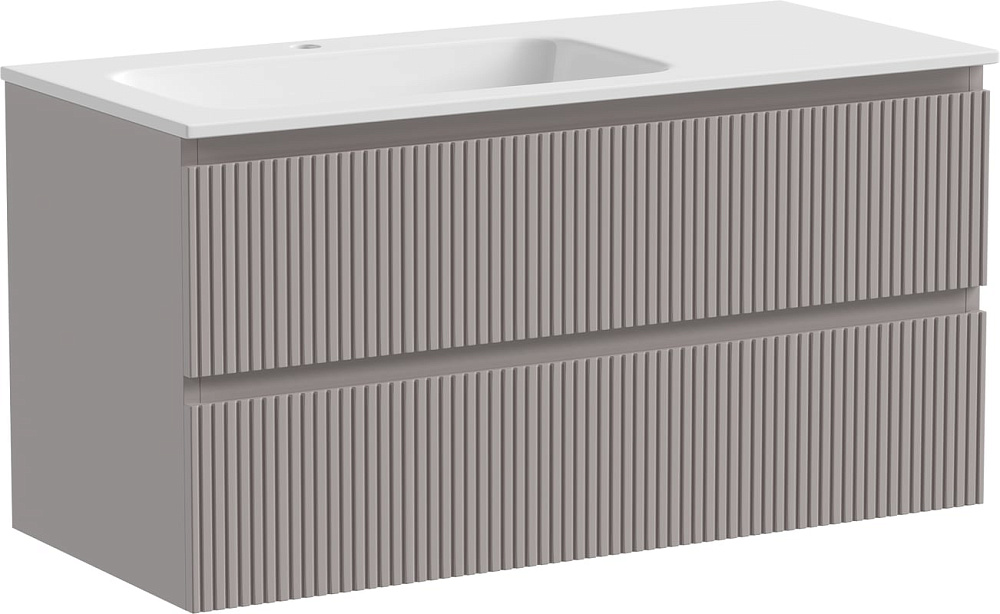 Тумба с раковиной Sancos Snob T 100 см, L, doha soft