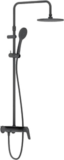 Душевая стойка Damixa Jupiter 977780300, черная матовая