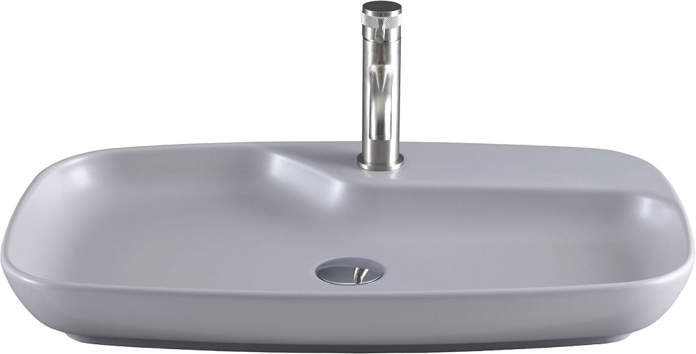 Накладная раковина Allen Brau Liberty 2 70х43, антрацит
