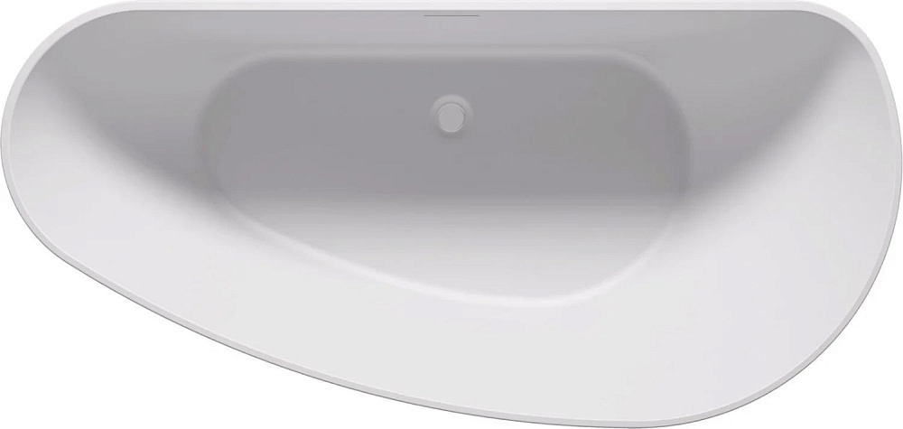 Ванна из искусственного камня Riho Granada B120001105 L 170x80 см, левая, отдельностоящая, матовая б