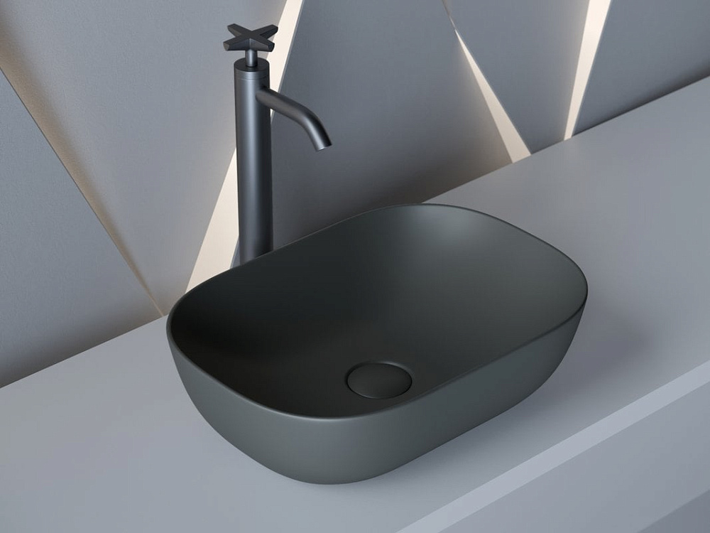 Накладная раковина Ceramicanova Element CN6009MDH темный антрацит матовый