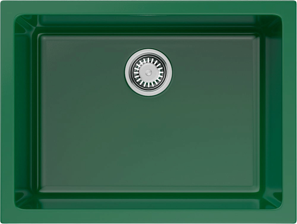 Мойка кухонная Omoikiri Okinoshima 61-U/I-RG Glossy royal green
