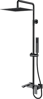 Душевая стойка Boheme Qubic 478-SGM, shinny gun metal