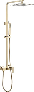 Душевая стойка Abber Daheim AF8220G, золотая матовая