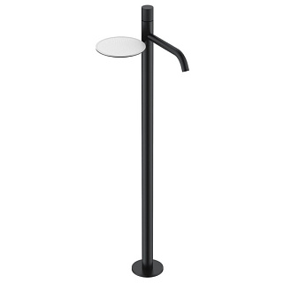 Напольный смеситель для раковины Boheme Stick 120-BB.4 black spirale