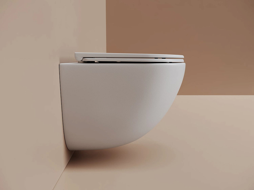 Унитаз подвесной Ceramicanova Vogue CN4008TMW белый матовый