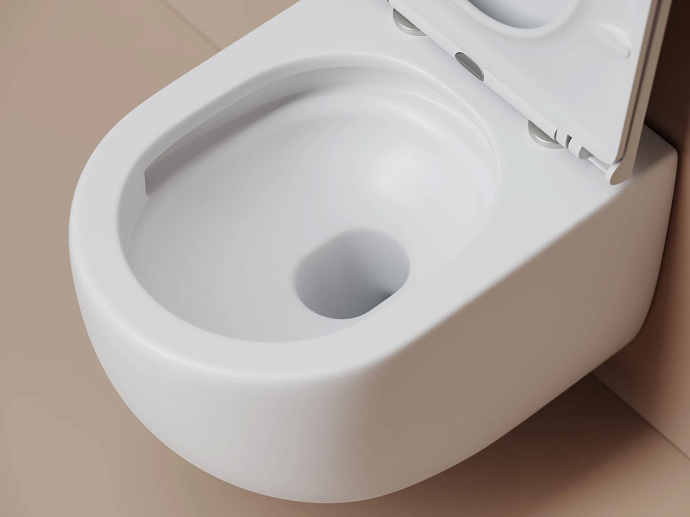 Унитаз подвесной Ceramicanova UP Rimless CN4007MW, смыв торнадо