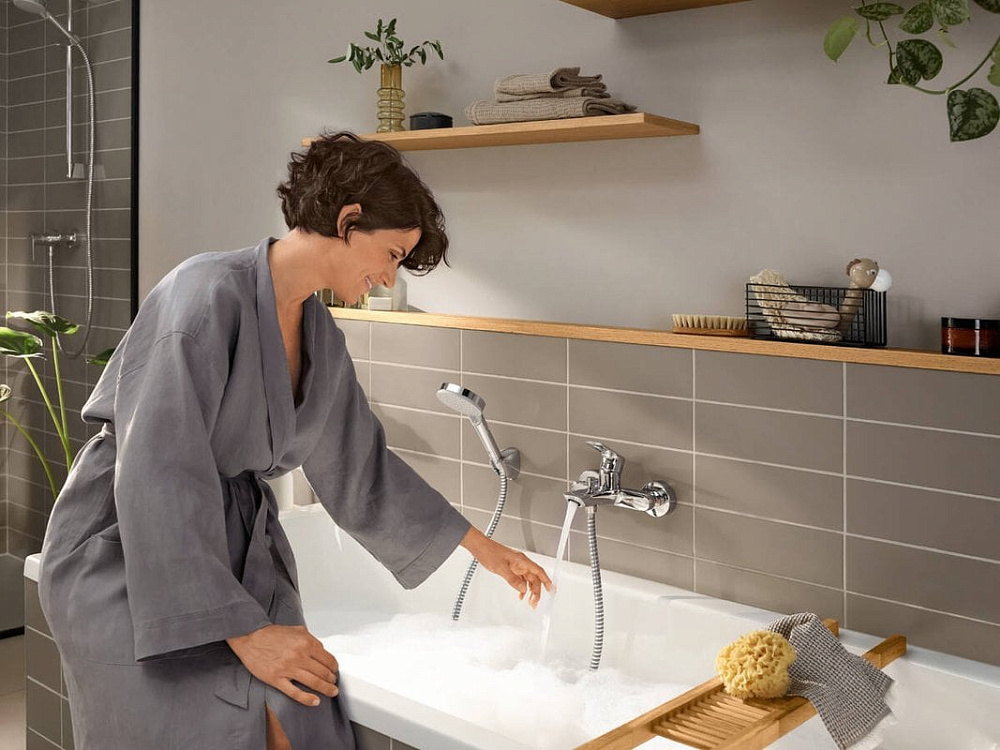 Смеситель для ванны с душем Hansgrohe Rebris E 72450000, хром