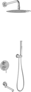 Душевой комплект RGW Shower Panels SP-55, С ВНУТРЕННЕЙ ЧАСТЬЮ, хром